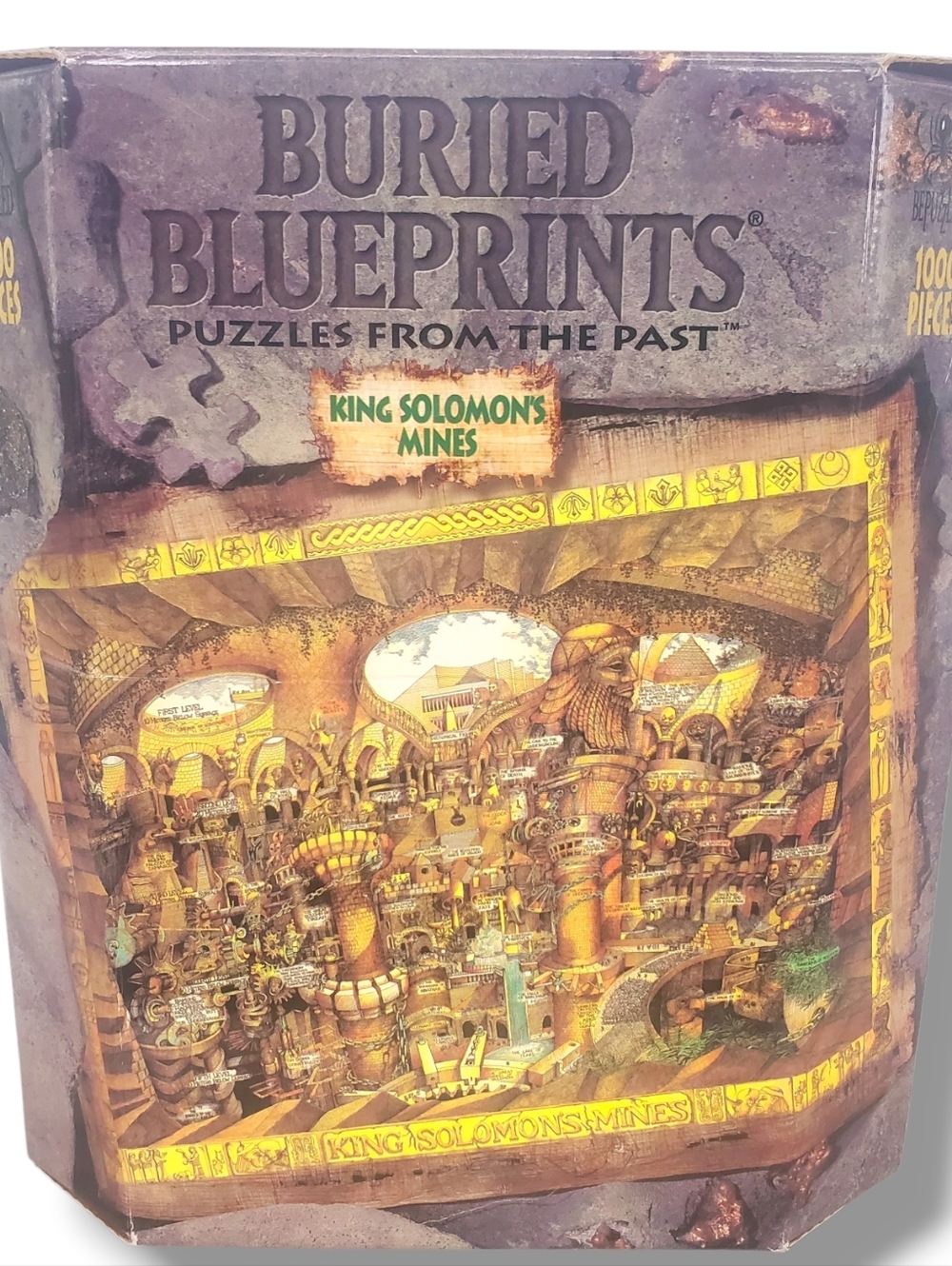 Vintage Buried Blueprints From The Past King Solomon’s Mines 1000 Pcs Puzzle